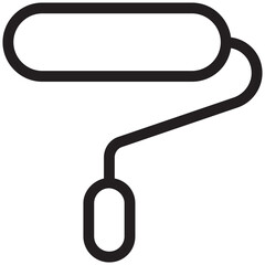 Paint Roller Vector Icon 