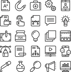 Web Design and Development Vector Icons