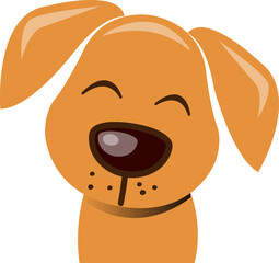 Dog cartoon. Cute animal