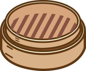 Basket. Dim sum