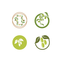 Olive logo images illustration