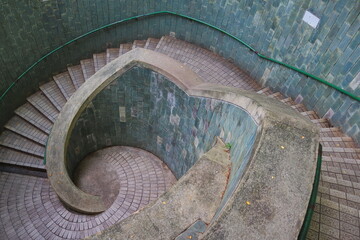 detail of a fountain country