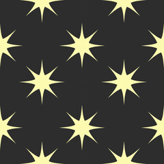 Obraz premium Twinkle Star seamless pattern. Modern Sparkles pattern. Element shiny flash. Decoration starry twinkle. Cute childish pattern for textile, birthday invitation, paper