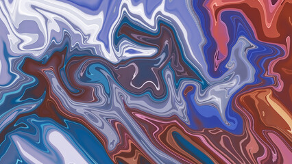 Marble gradient color motion ink in water background abstract wallpaper