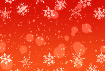 背景素材_イルミネーション_雪の結晶