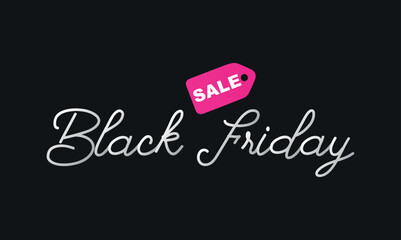 Illustration vector Black Friday sale. Social media, ads