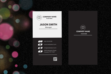 business card template