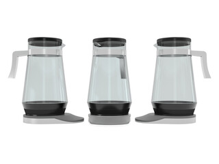 Transparent Glass Water Kettle Image