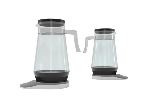 Transparent Glass Water Kettle Image