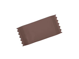 Transparent Glossy Foil Chocolate Bar Packaging Image