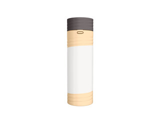 Transparent Cosmetic Foundation Pump Container Image