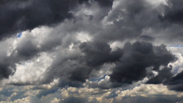 Grey overcast cloudscape