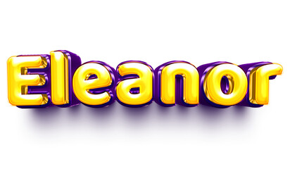 name of girls for birthday celebration balloon air shiny hanging English eleanor
