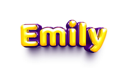 name of girls for birthday celebration balloon air shiny hanging English emily