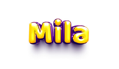 name of girls for birthday celebration balloon air shiny hanging English mila