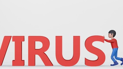 virus concepts animation.