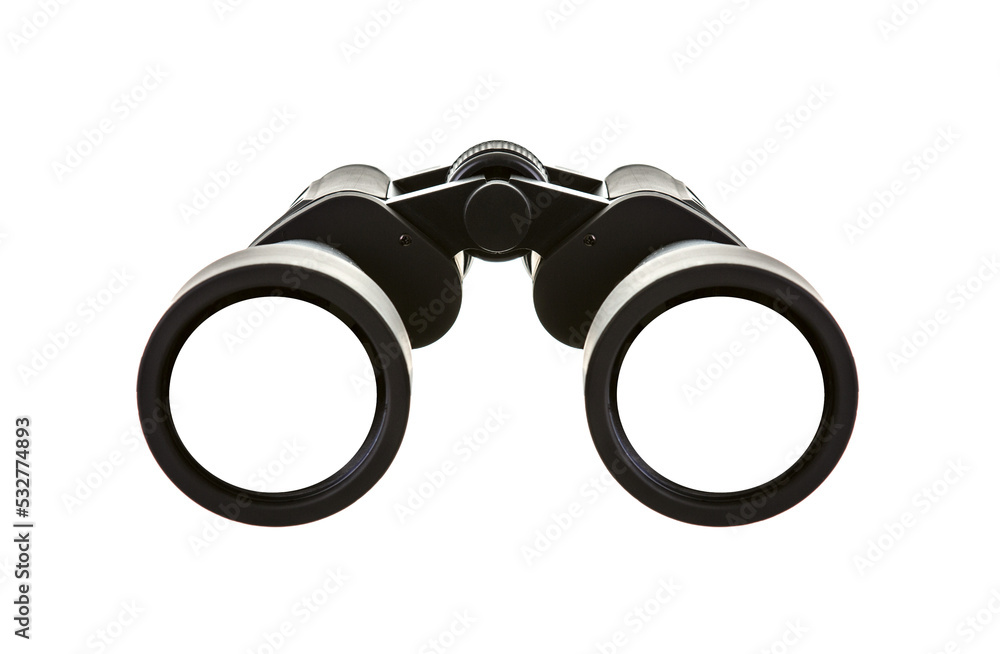 Wall mural pair of binoculars on a transparent background (png)