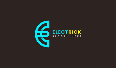 Modern Letter CE Logo Design. Usable for Business and Technology Company Branding Logos. Flat Vector Logo Design Template Element.