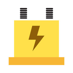 Generator icon with a color style that is suitable for your modern business