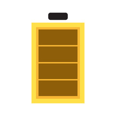 Battery icon with a color style that is suitable for your modern business