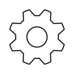 gear icon vector for website symbol icon presentation