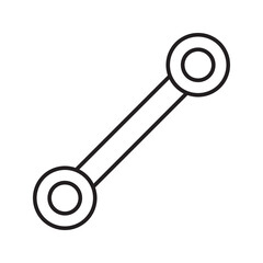 wrench vector for website symbol icon presentation