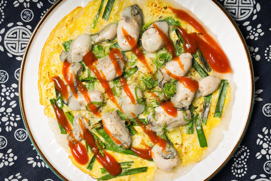 Chinese Mintai Chaotic Traditional Snack Oyster Fried