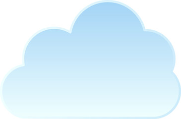 Simple illustration of weather and cloud