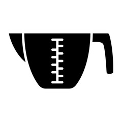 Measuring Cup Glyph Icon