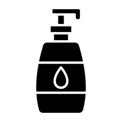 Soap Bottle Glyph Icon