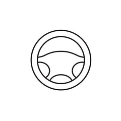 steering wheel vector for website symbol icon presentation
