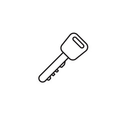 key car vector for website symbol icon presentation