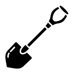 Shovel Glyph Icon