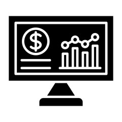 Analytics Glyph Icon