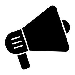Modern design icon of megaphone