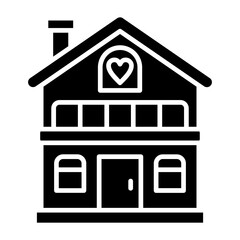 House Glyph Icon