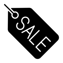 Unique design icon of sale tag