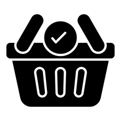 Vector design of shopping basket 