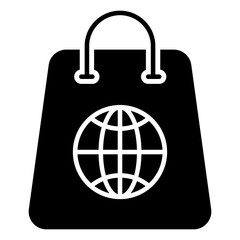 Perfect design icon of global shopping 