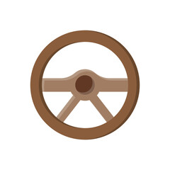 Obraz premium steering wheel vector for website symbol icon presentation
