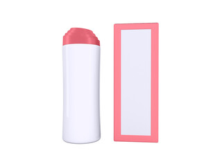 Transparent Cosmetic Pump Bottle Packaging Image