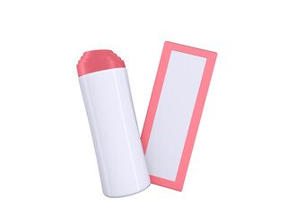 Transparent Cosmetic Pump Bottle Packaging Image