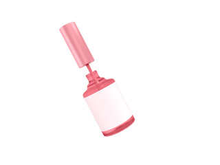 Transparent Glossy glass Nail Polish Bottle Image