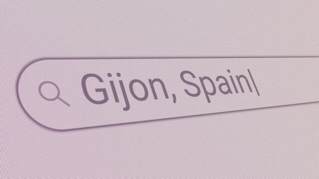 Search Bar Gijon Spain 
Close Up Single Line Typing Text Box Layout Web Database Browser Engine Concept