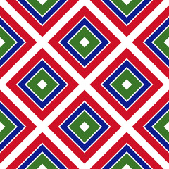 gambia flag pattern. abstract background. vector illustration - obrazy, fototapety, plakaty