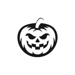 pumpkin logo icon vector helloween