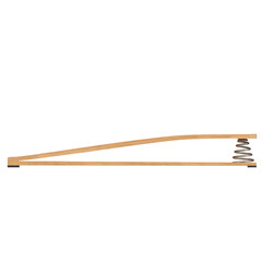 3D rendering illustration of a gymnastics springboard