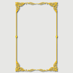 Frame, in the style of an ornament, Vector illustration eps 10, Art.