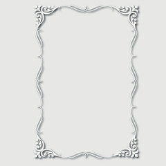 Frame, in the style of an ornament, Vector illustration eps 10, Art.