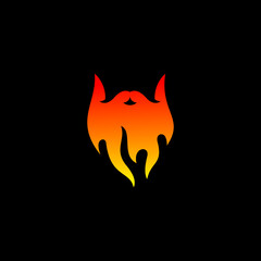 free fire beard logo